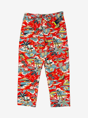 Red Surf All Over Print Pajama Pant