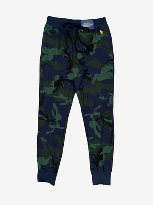 Green Camo with Yellow Pony Jogger Pajama Pant