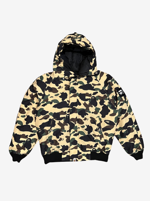 Yellow First Camo Puffer Jacket