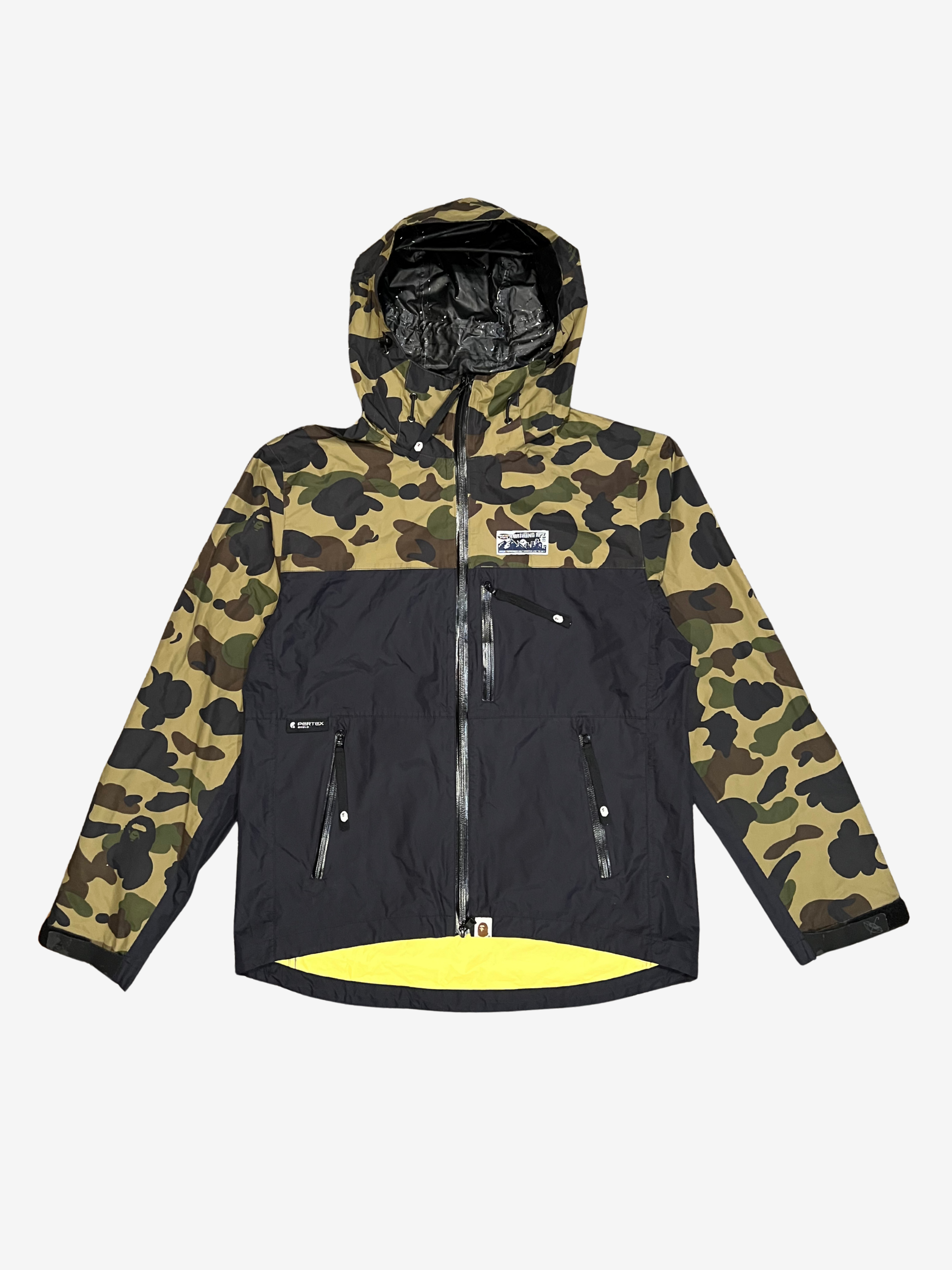 Green First Camo Split Windbreaker