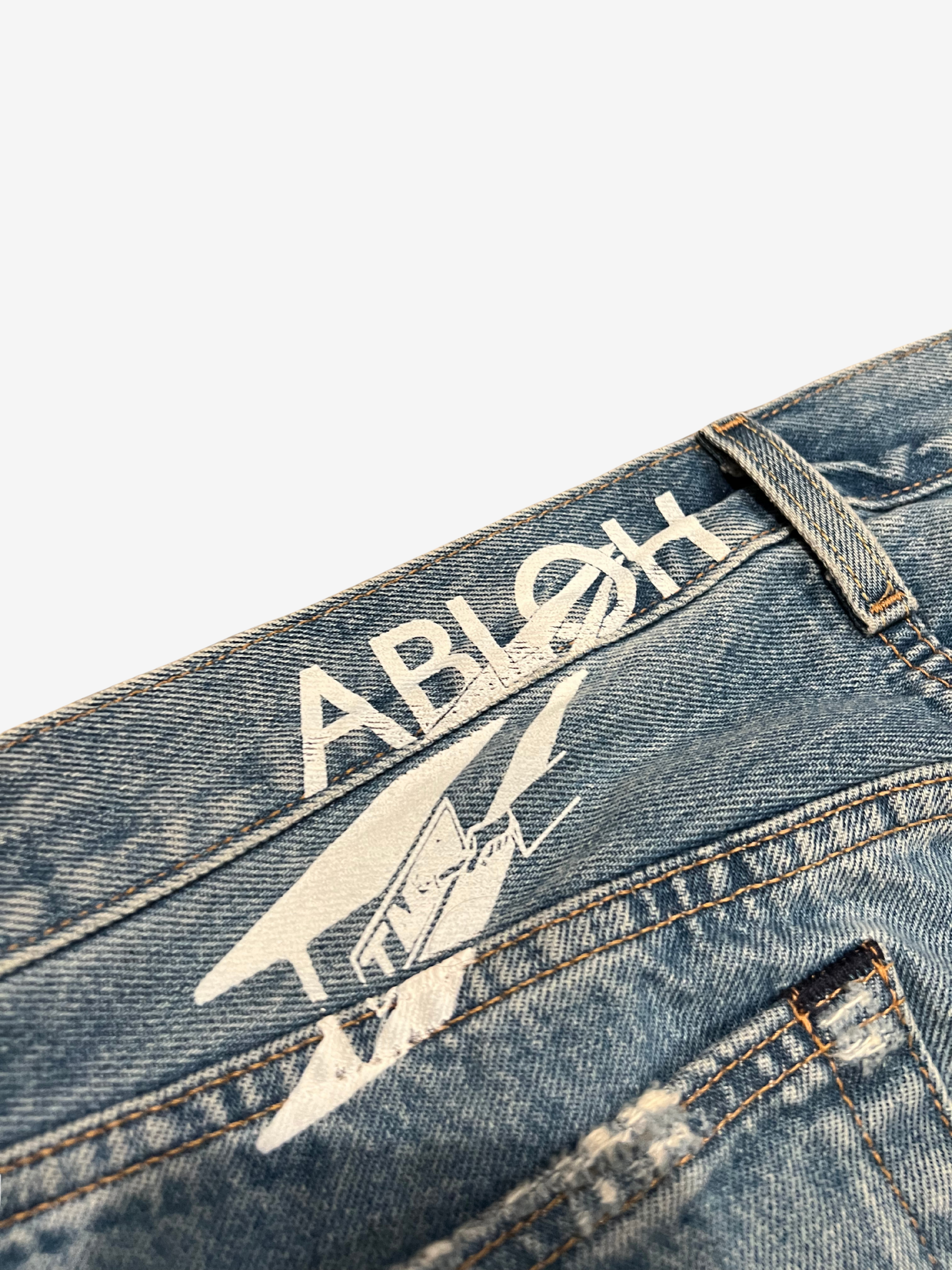 Pantalones de cuero con parche de cruz del cementerio, color negro 18 