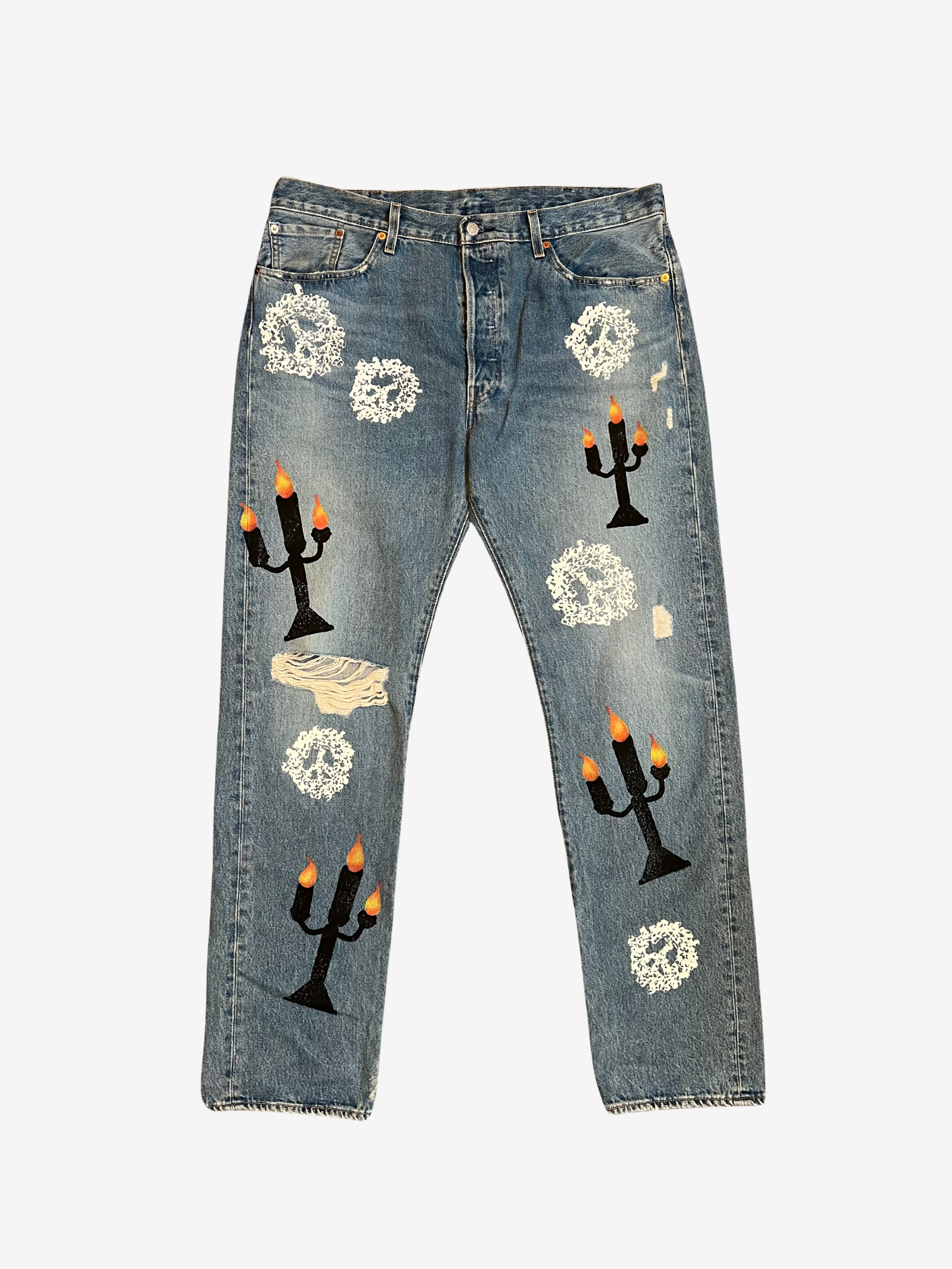 x Virgil Abloh Candle Stick Levi's Denim Jean