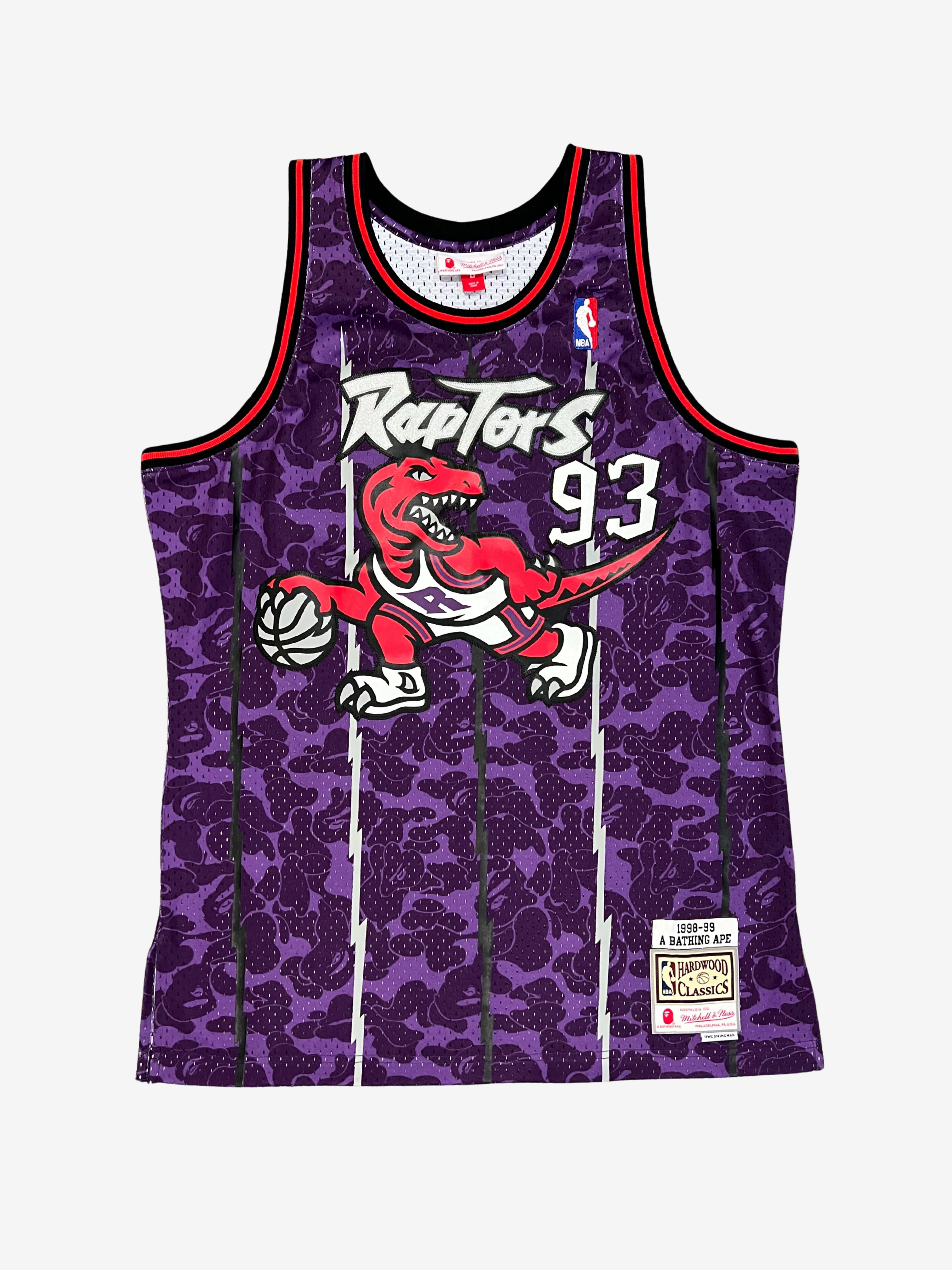 x Mitchell & Ness Purple Raptors Jersey