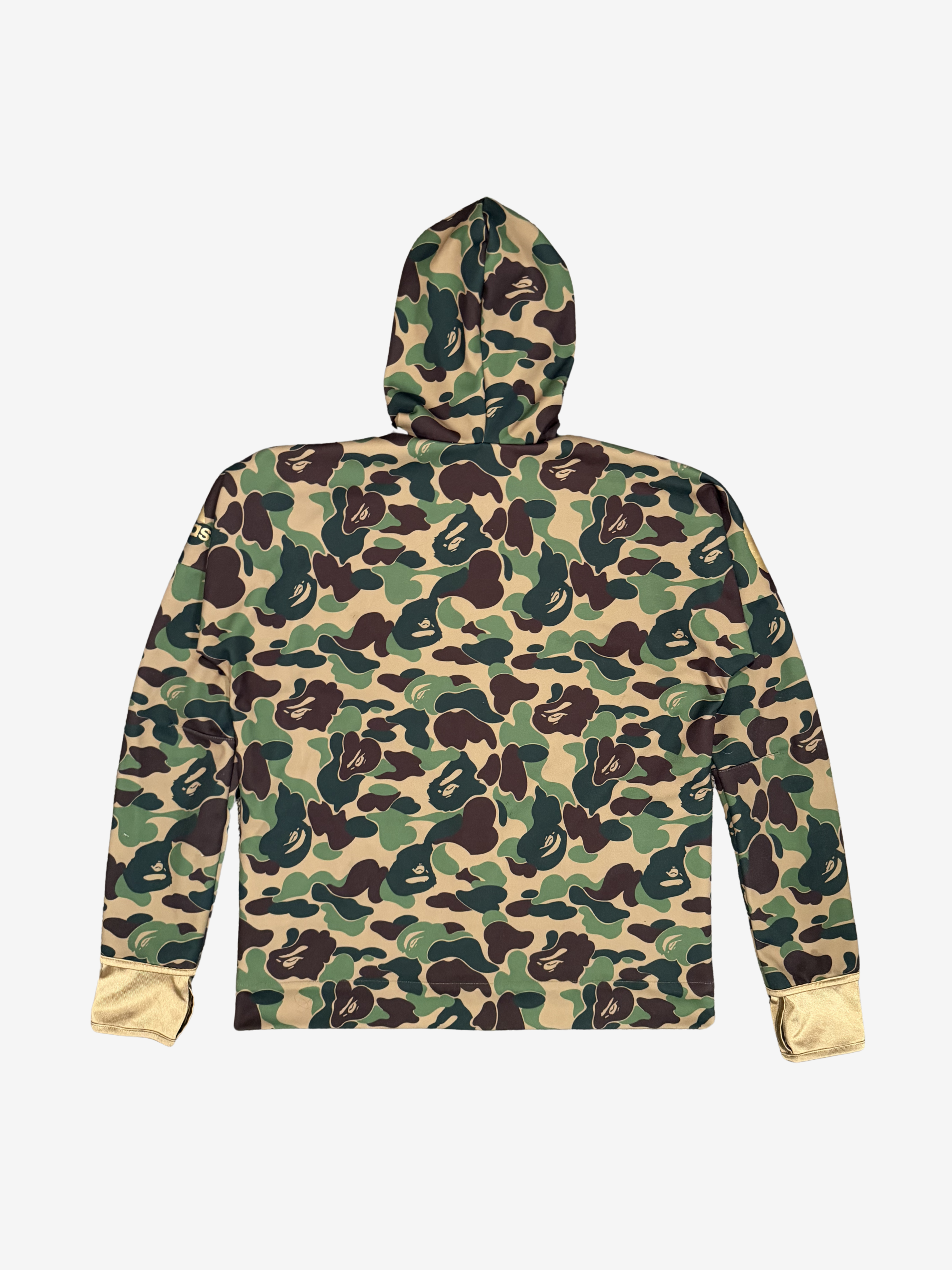 x Adidas Green Camo Full Zip Up Shark Hoodie