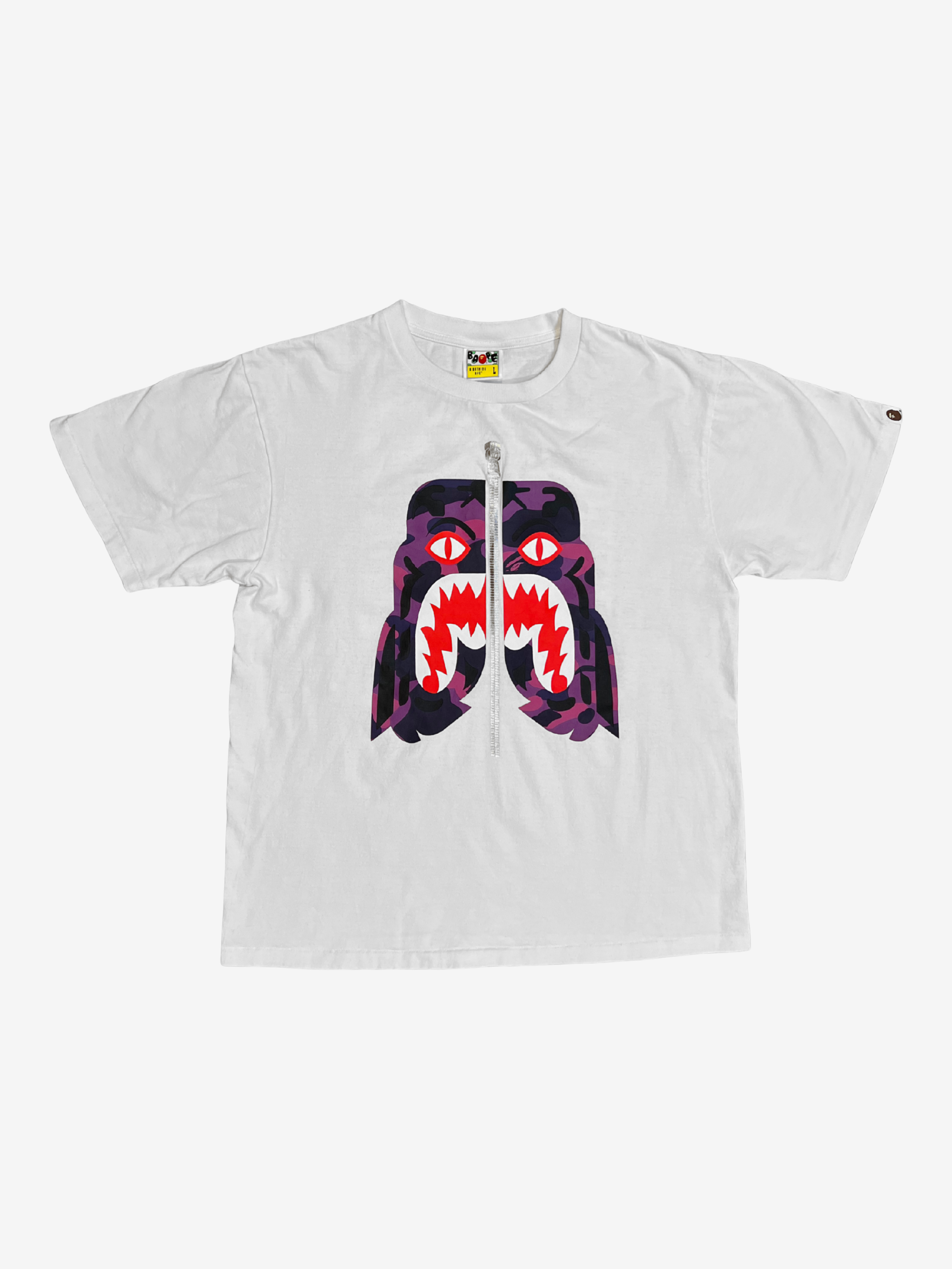 White Purple Tiger Shark T-Shirt