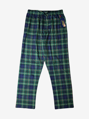 Green and Blue Plaid Pajama Pant