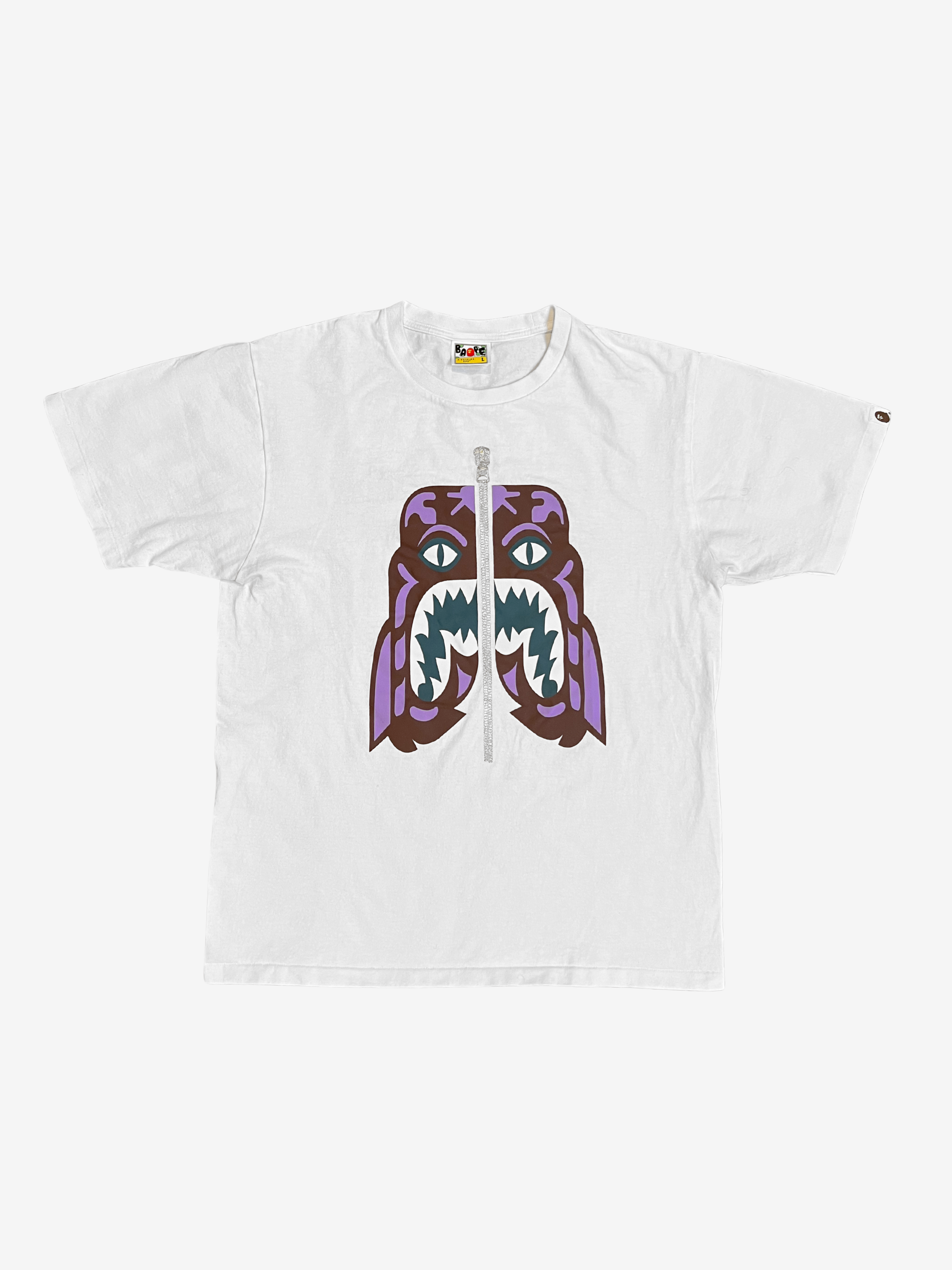 White Purple Tiger Shark T-Shirt