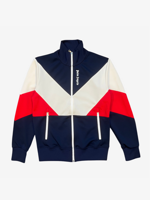 Chándal rojo, blanco y azul marino