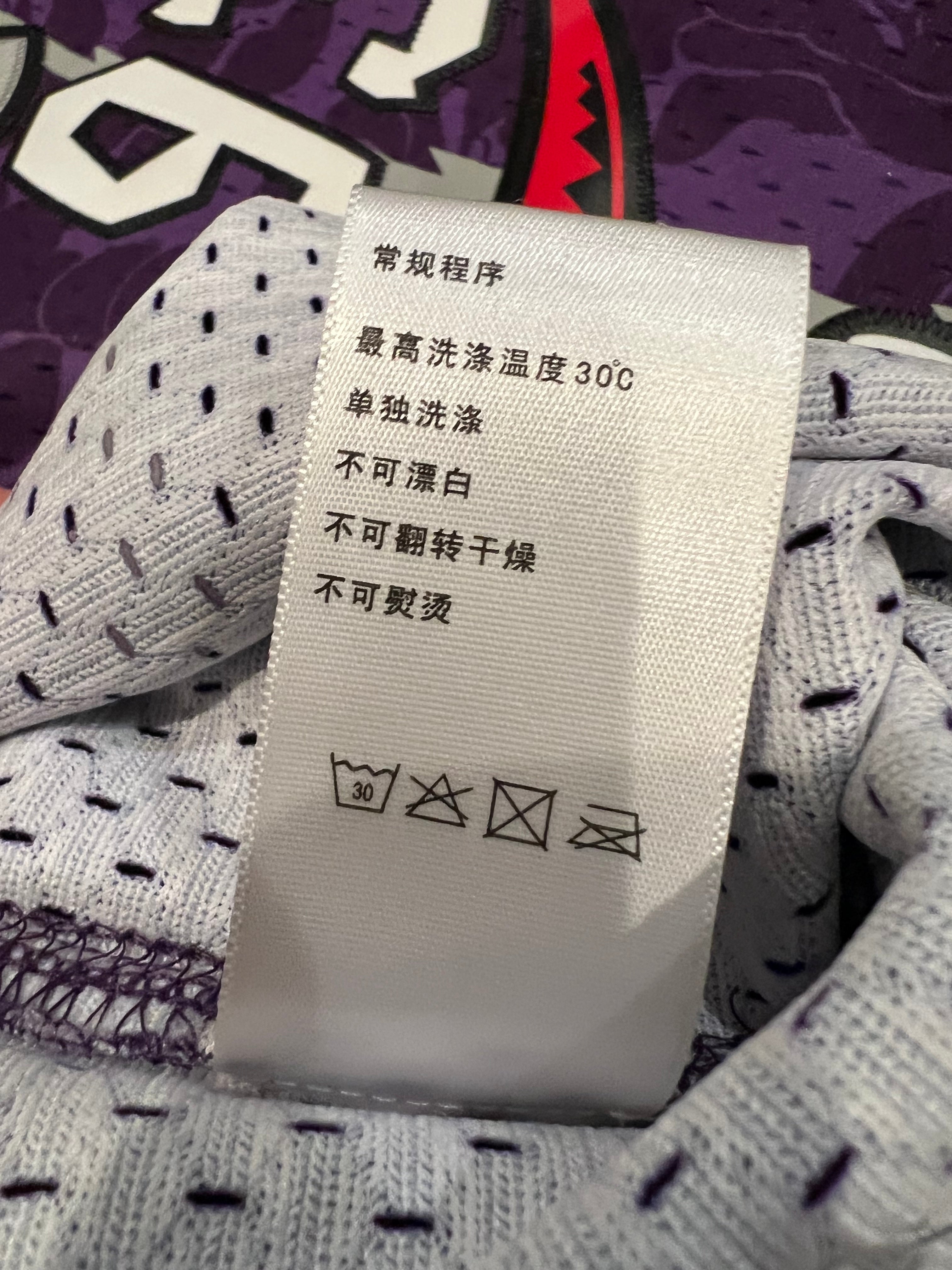 x Mitchell & Ness Purple Raptors Jersey