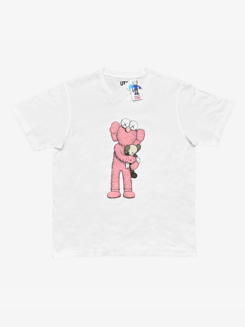 Uniqlo x Kaws White Pink BFF T-Shirt