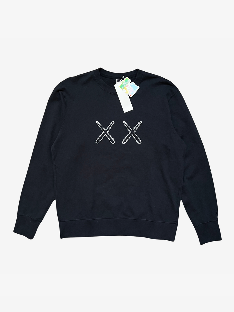 Uniqlo x Kaws x Sesame Street Black XX Graphic Sweatshirt