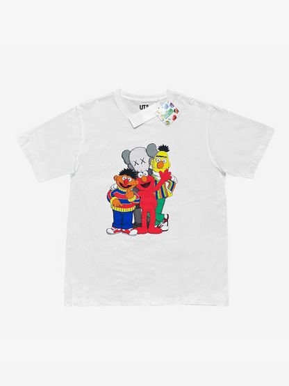 x Uniqlo x Sesame Street White Group T-Shirt