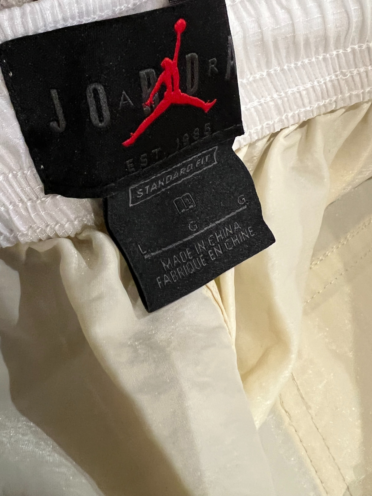 Air Jordan x Off White Cream Pants 6