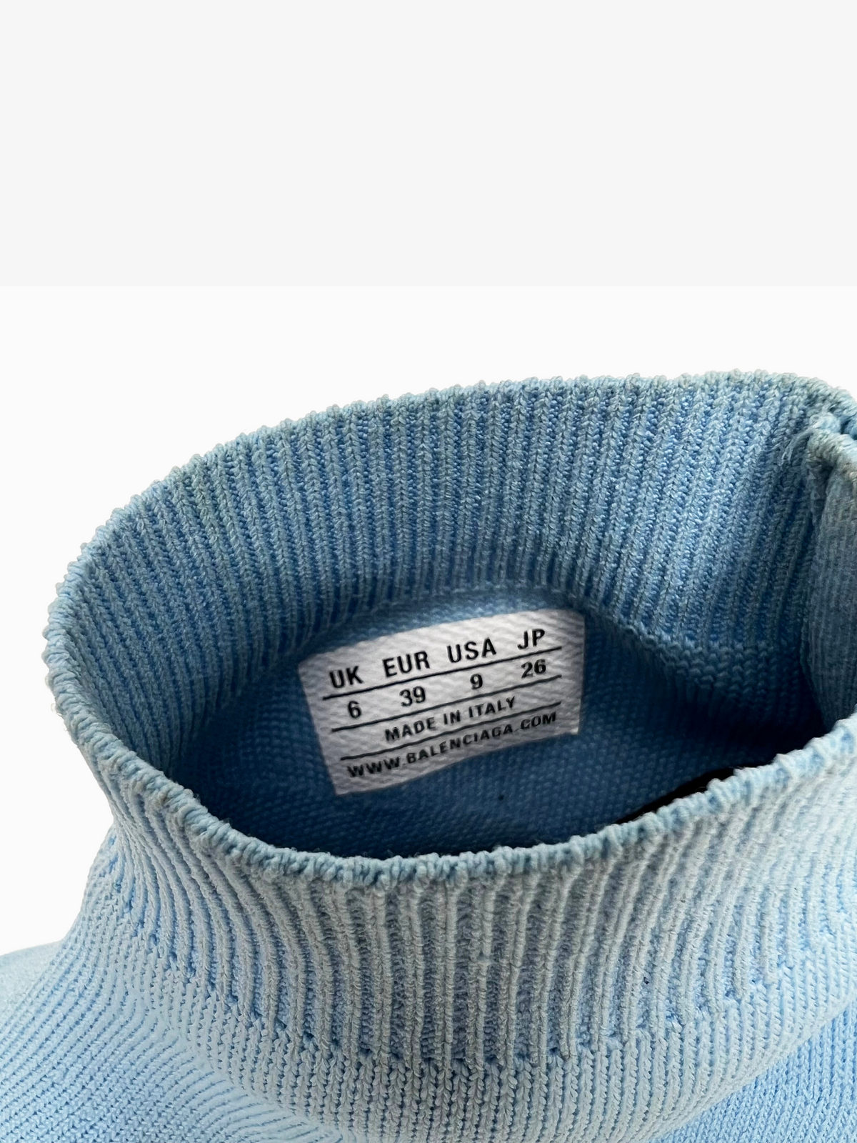 Balenciaga Speed 2.0 Powder Blue Trainer 7