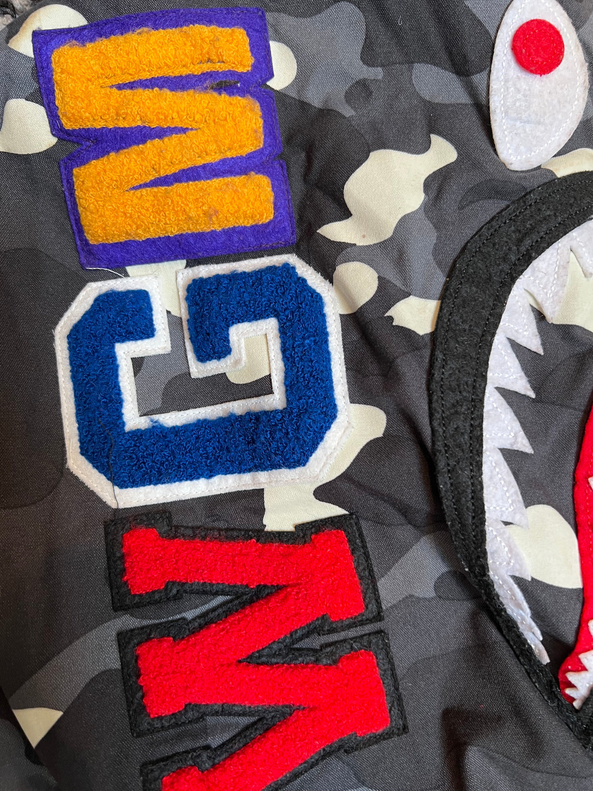 BAPE Black City Camo Tiger Shark Windbreaker 5