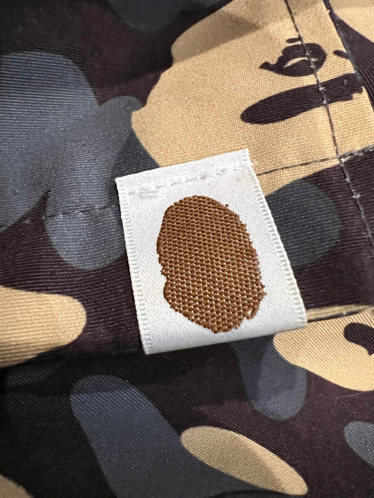 BAPE Black/Gold 2024 NYC Madison Store Exclusive Camo Coach Jacket 7