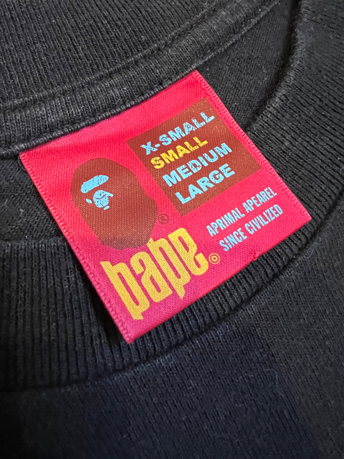 BAPE Black Psyche Camo Block T-Shirt 4