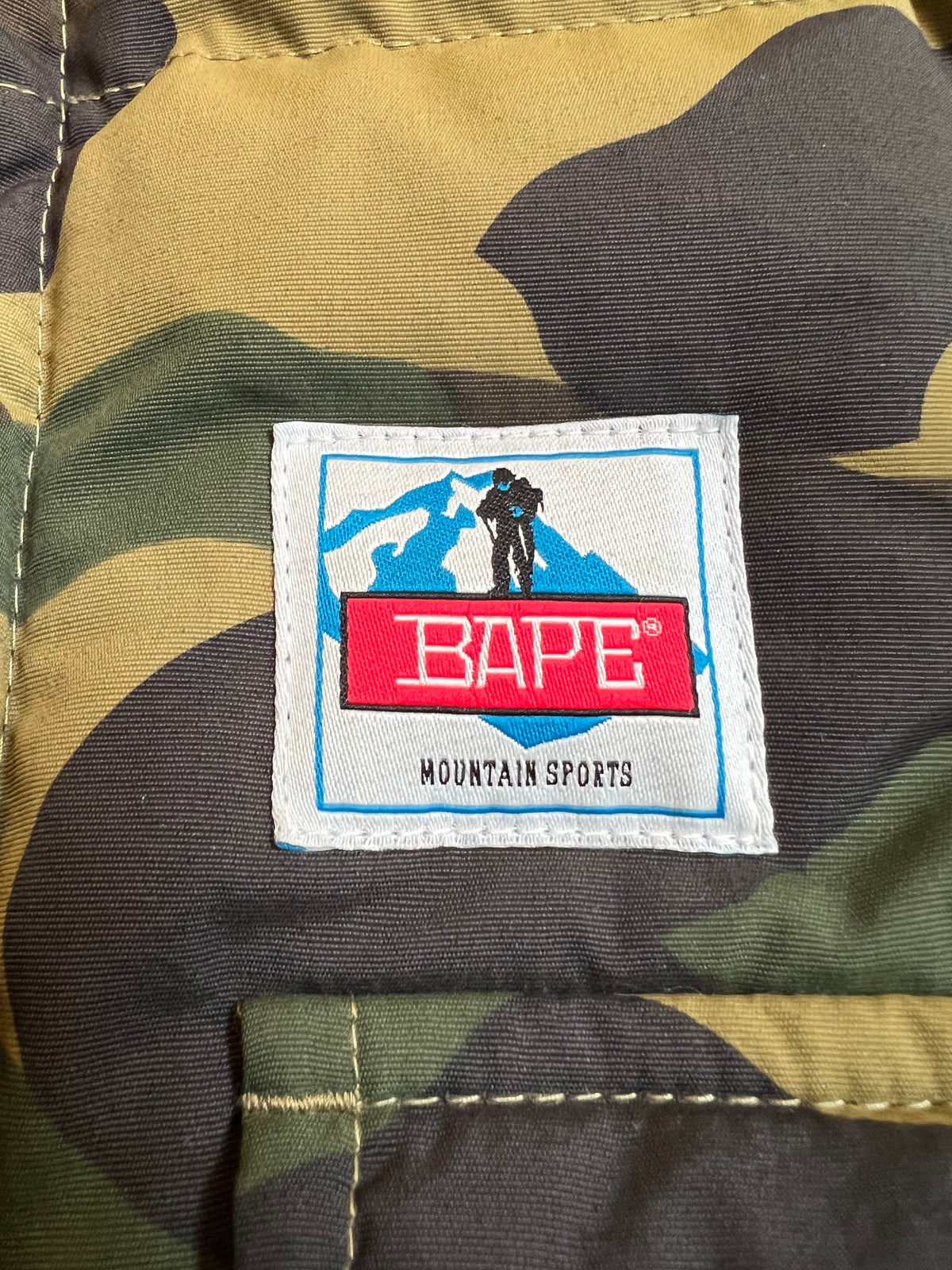 BAPE Green First Camo Puffer Down Jacket 6