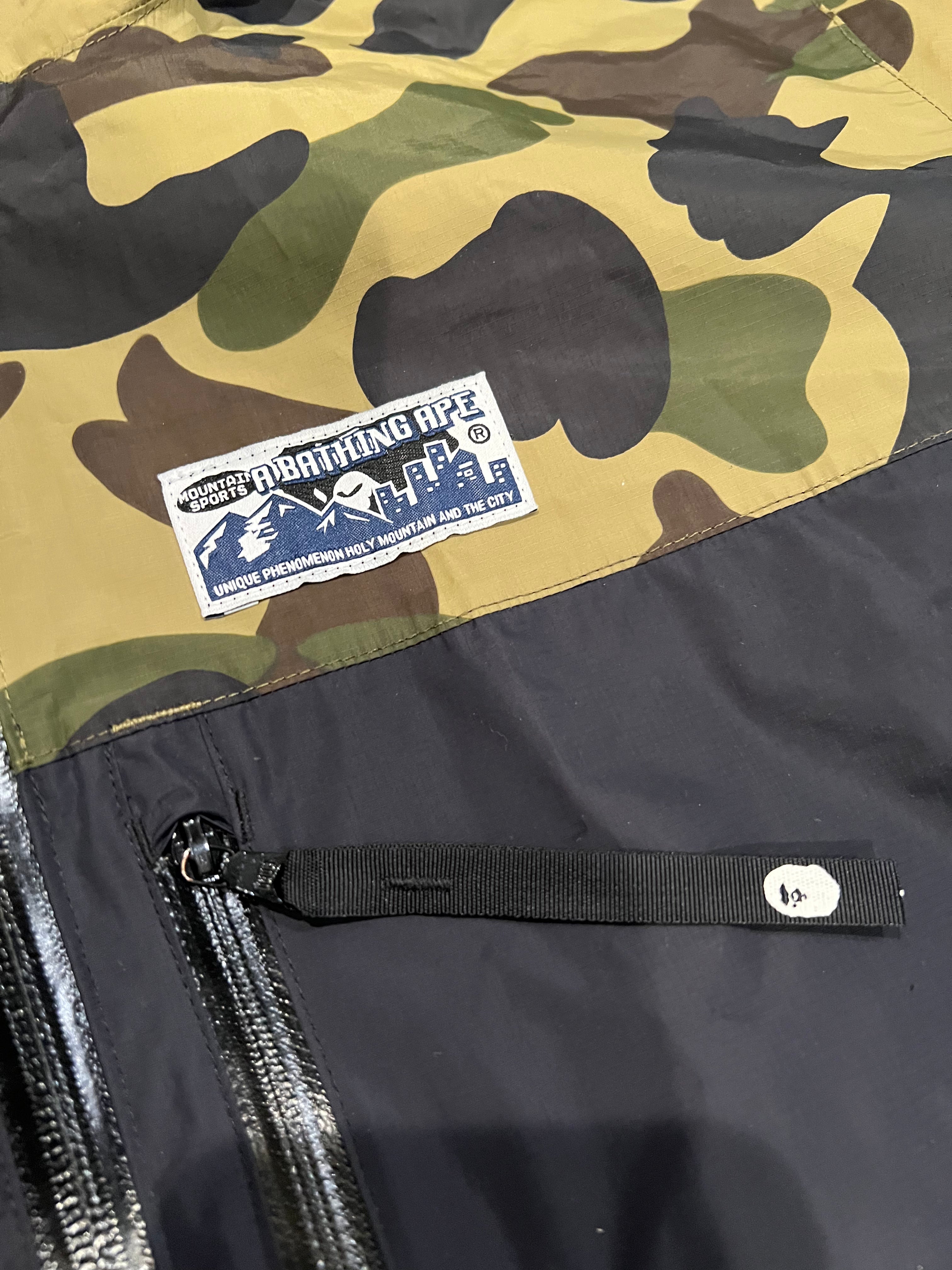BAPE Green First Camo Split Windbreaker 3
