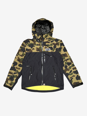 Green First Camo Split Windbreaker