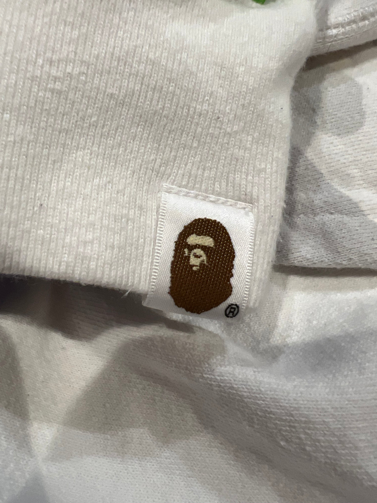 BAPE White Glow In The Dark City Camo Full Zip Up Panda Shark Hoodie 9