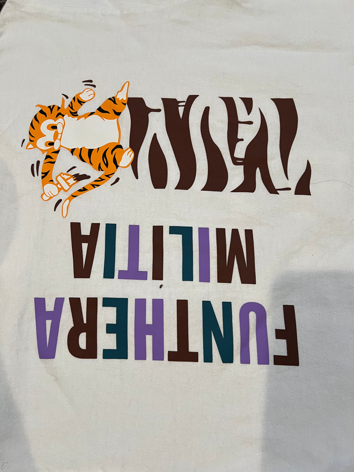 BAPE White Purple Tiger Shark T-Shirt 4
