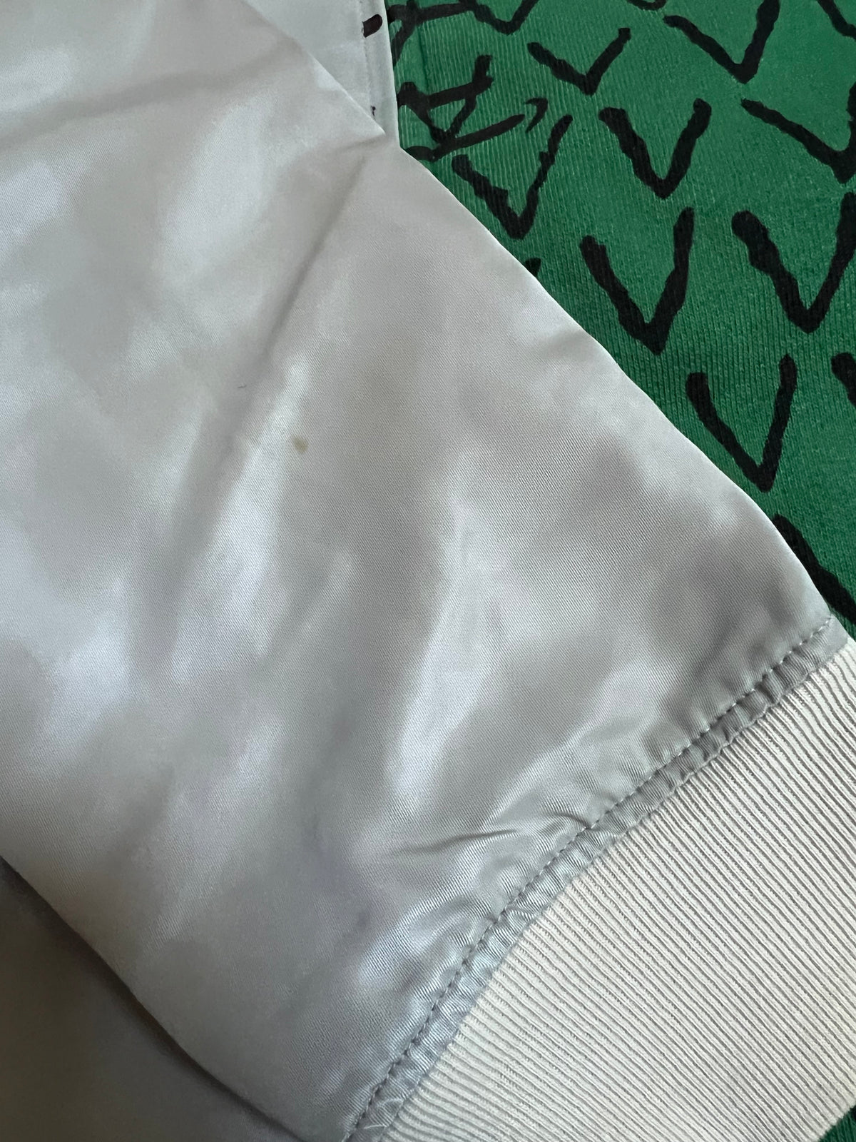 BAPE x Ambush Gray/Green Half Jacket Full Zip Up Shark Hoodie 12