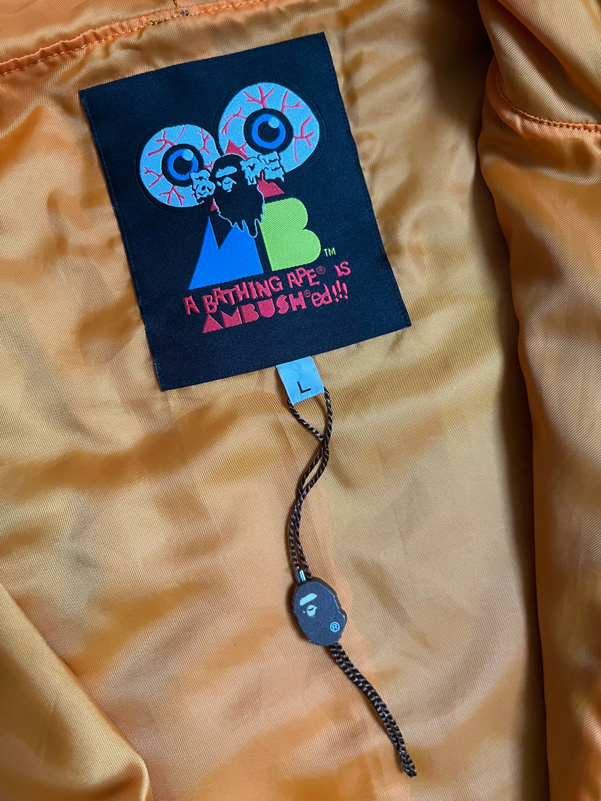 BAPE x Ambush Gray/Green Half Jacket Full Zip Up Shark Hoodie 8