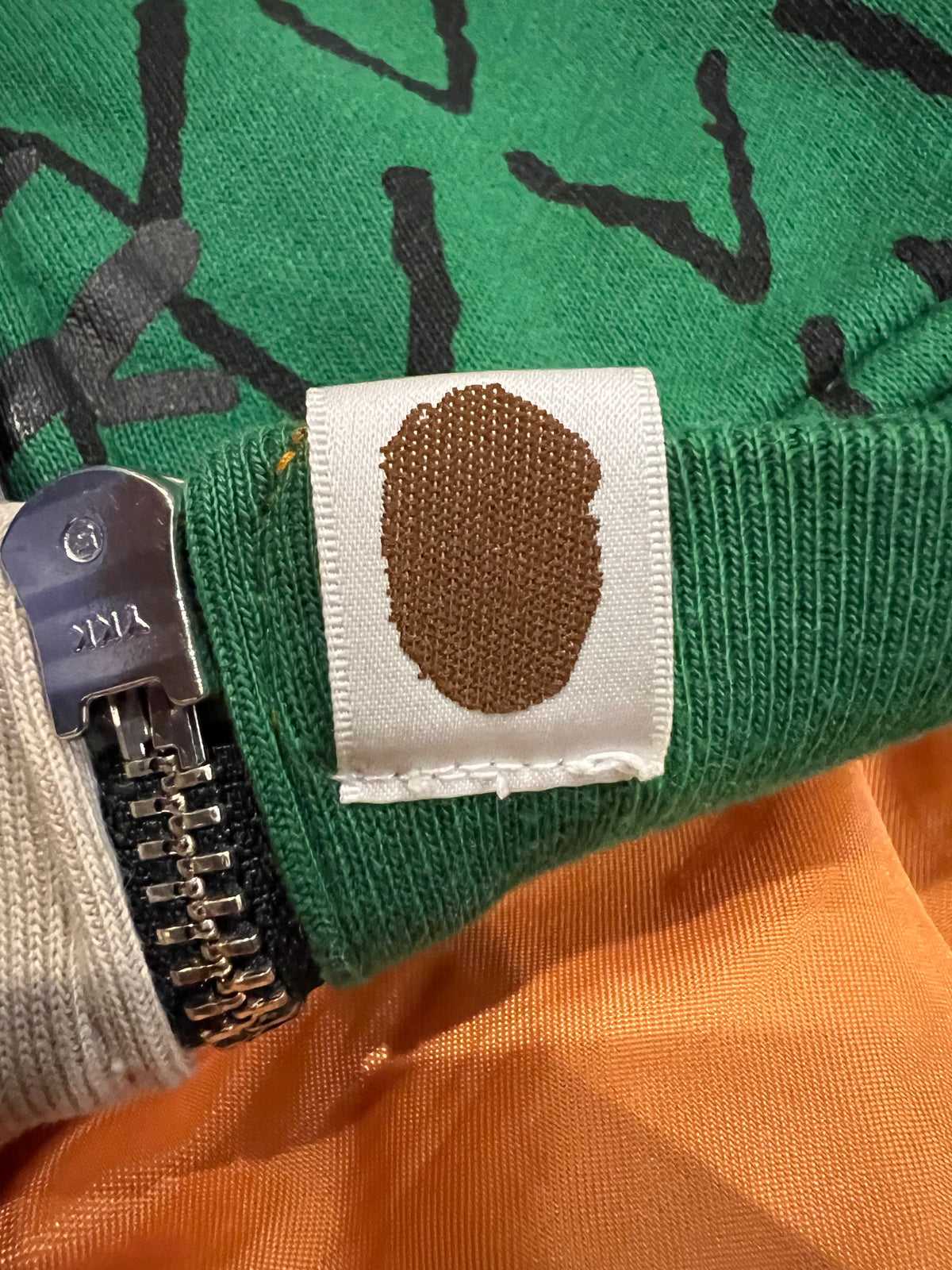 BAPE x Ambush Gray/Green Half Jacket Full Zip Up Shark Hoodie 10