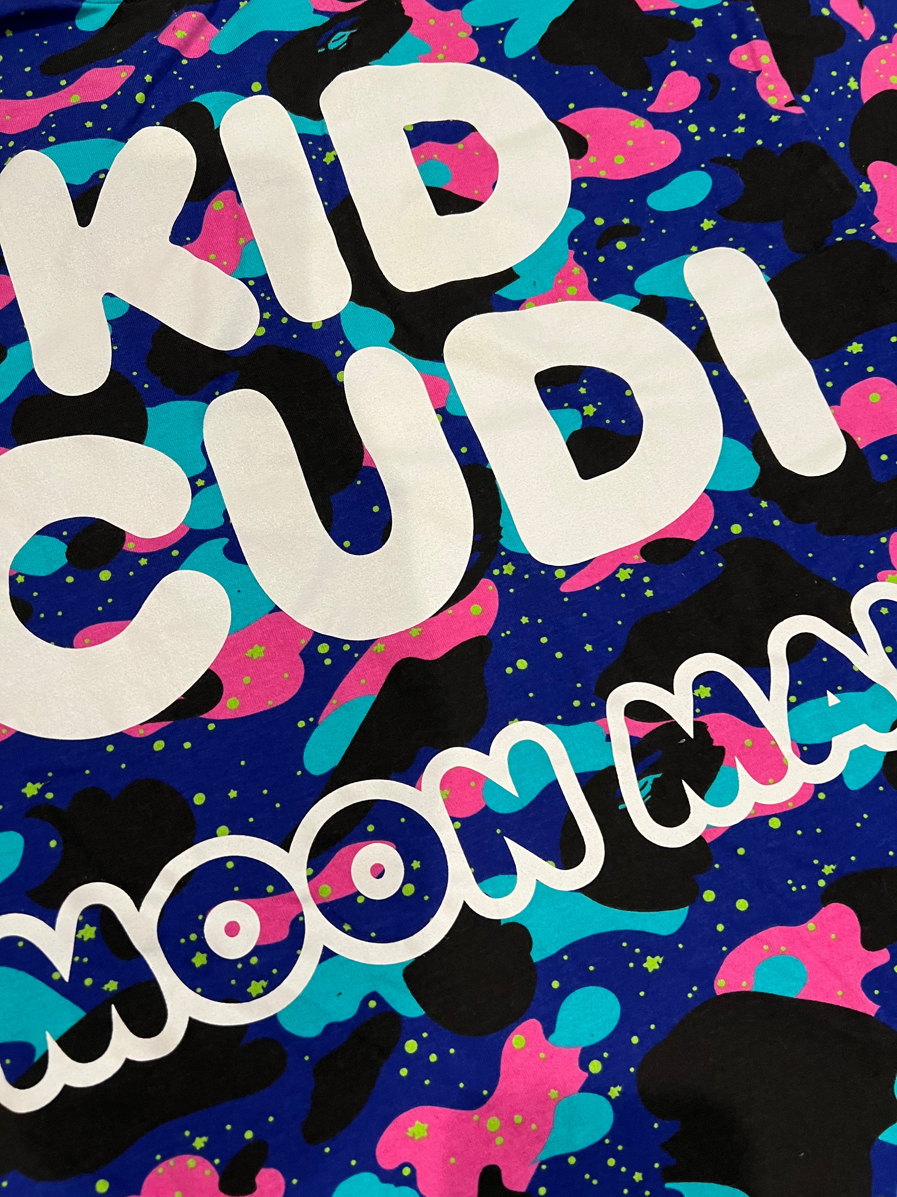 BAPE x Kid Cudi Blue Moon Man Space Camo T-Shirt 3