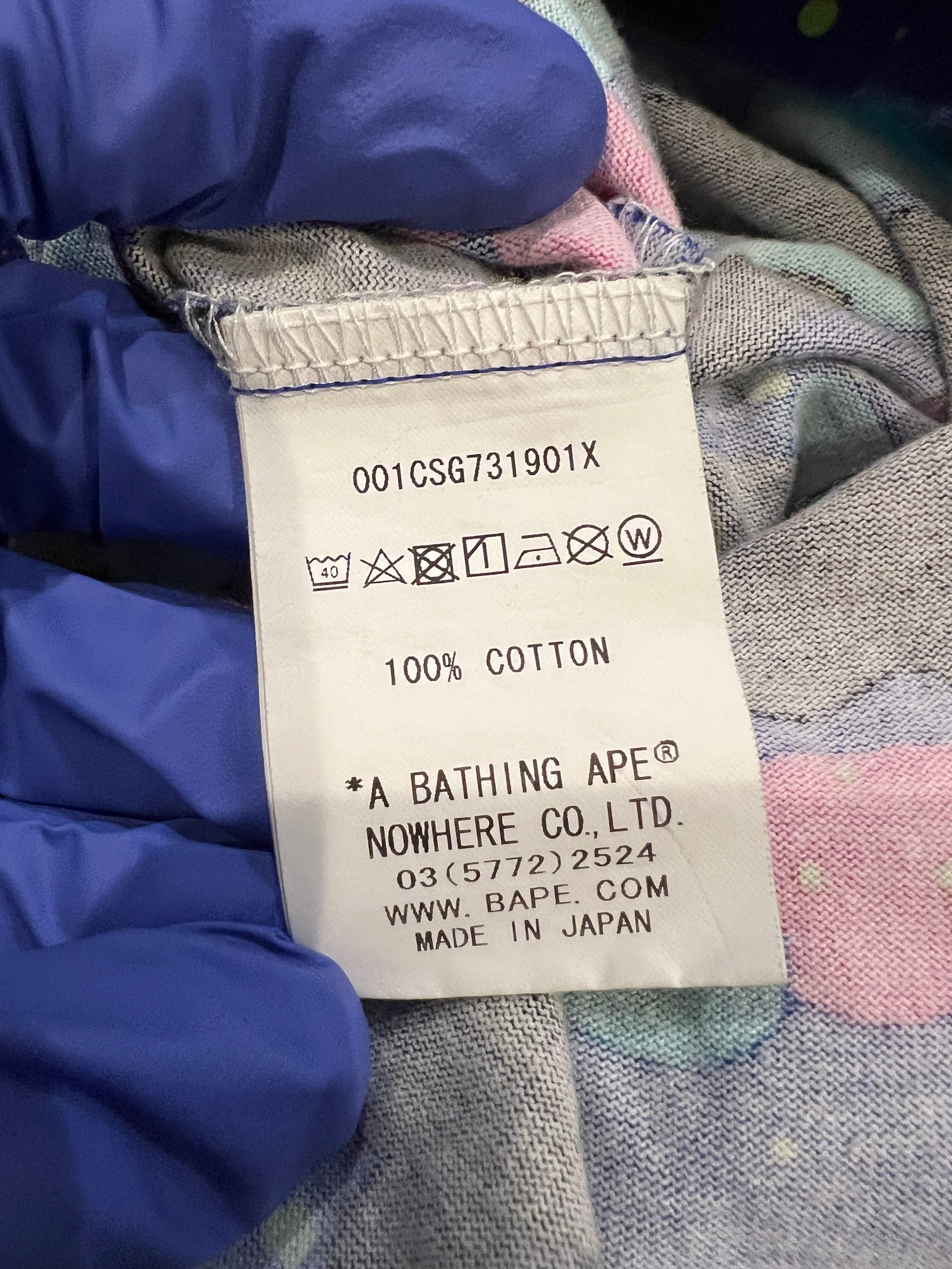 BAPE x Kid Cudi Blue Moon Man Space Camo T-Shirt 7