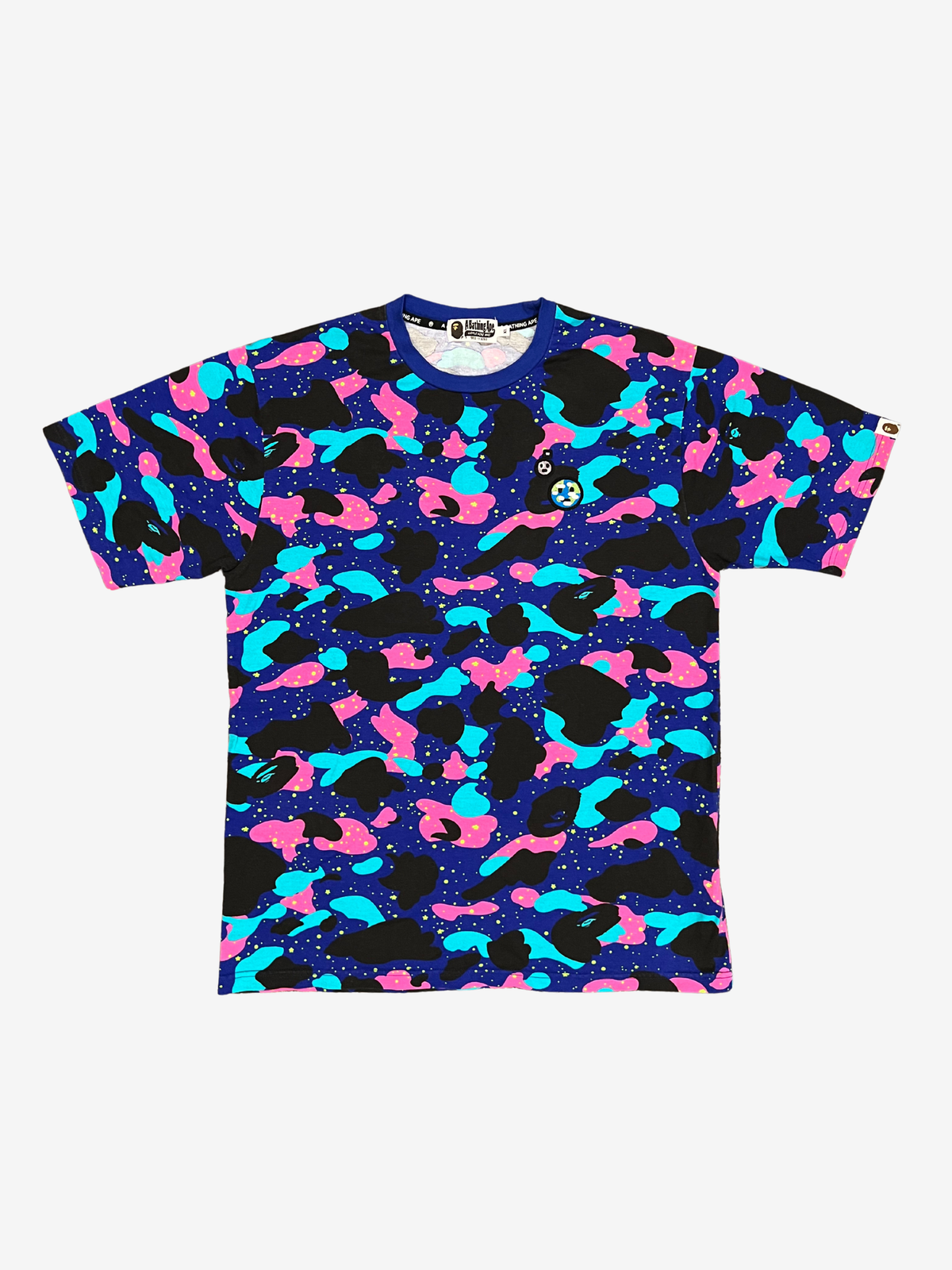 BAPE x Kid Cudi Blue Moon Man Space Camo T-Shirt
