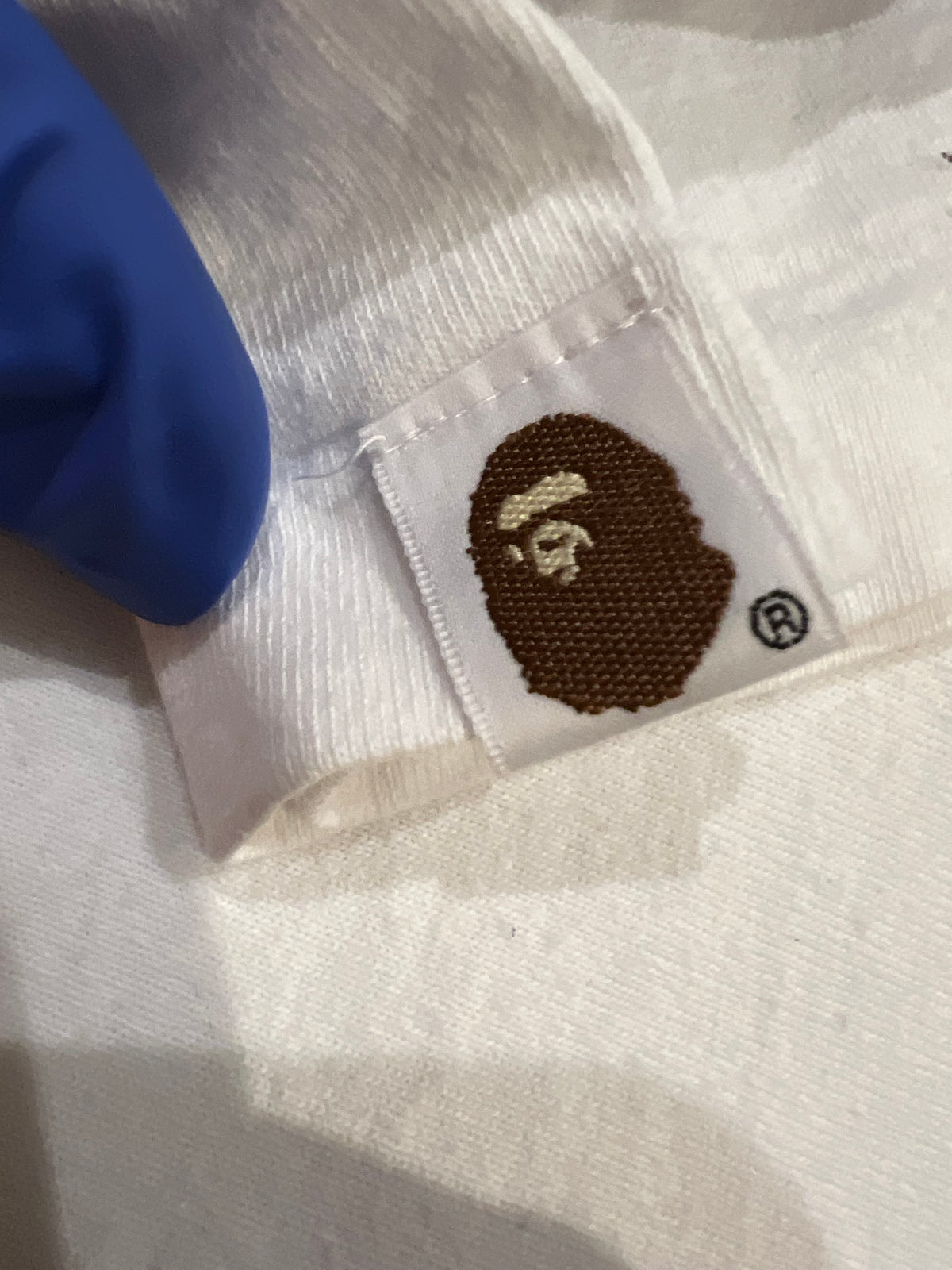 BAPE x Kid Cudi White Moon Man College Logo T-Shirt 5