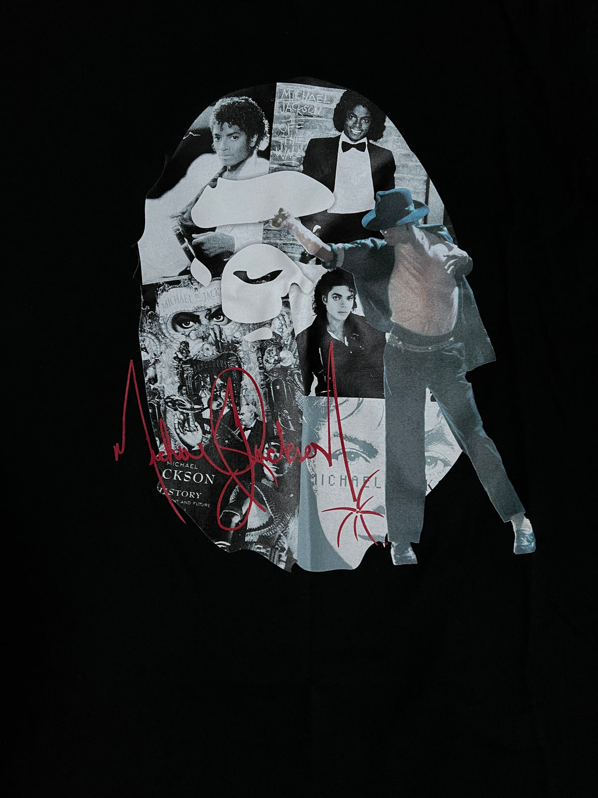 BAPE x Michael Jackson Big Ape Head T-Shirt 3