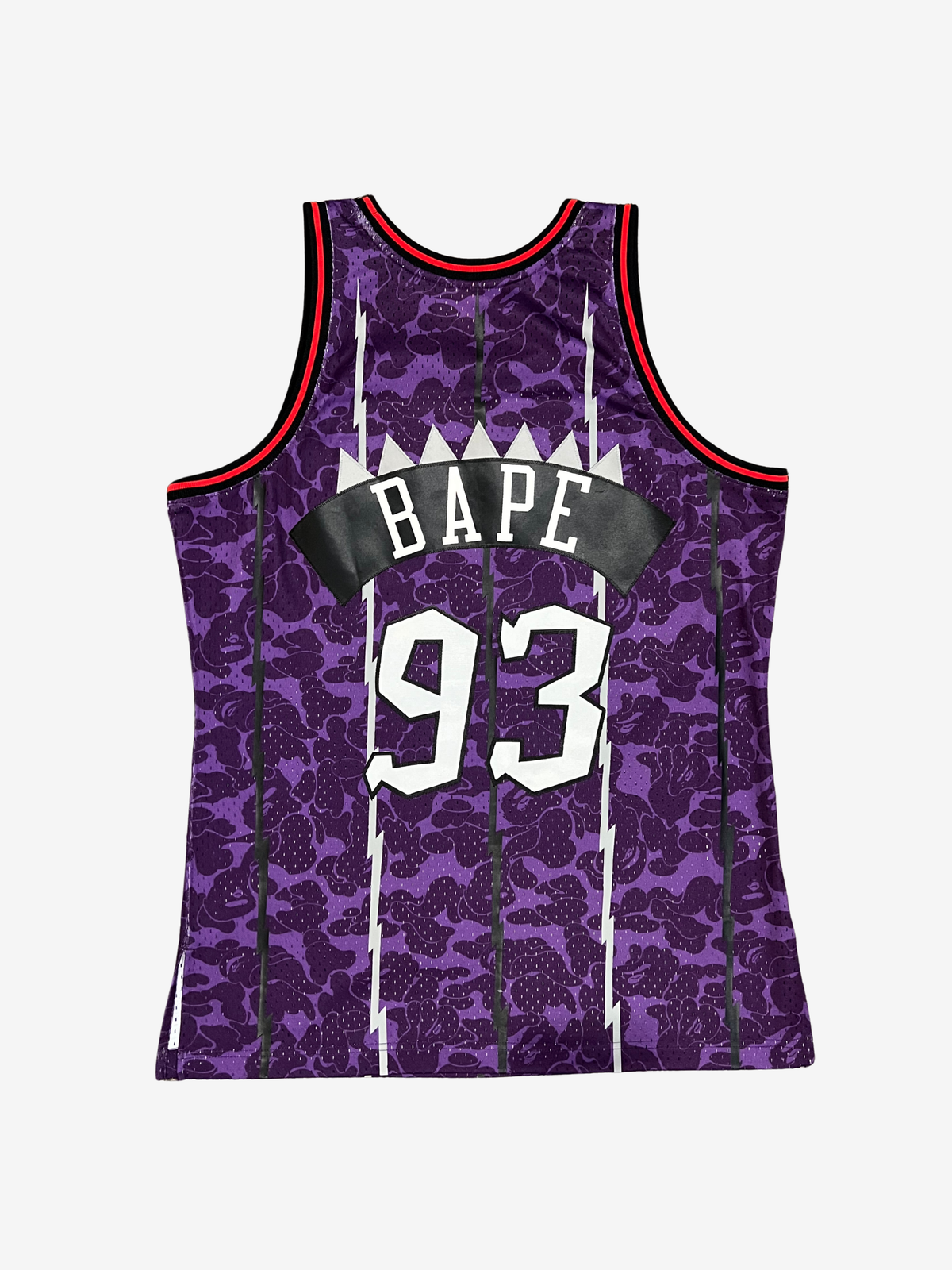 BAPE x Mitchell & Ness Purple Raptors Jersey 2