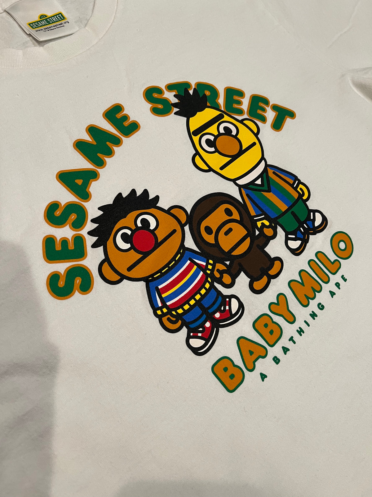 BAPE x Sesame Street Ernie & Bernie T-Shirt 3