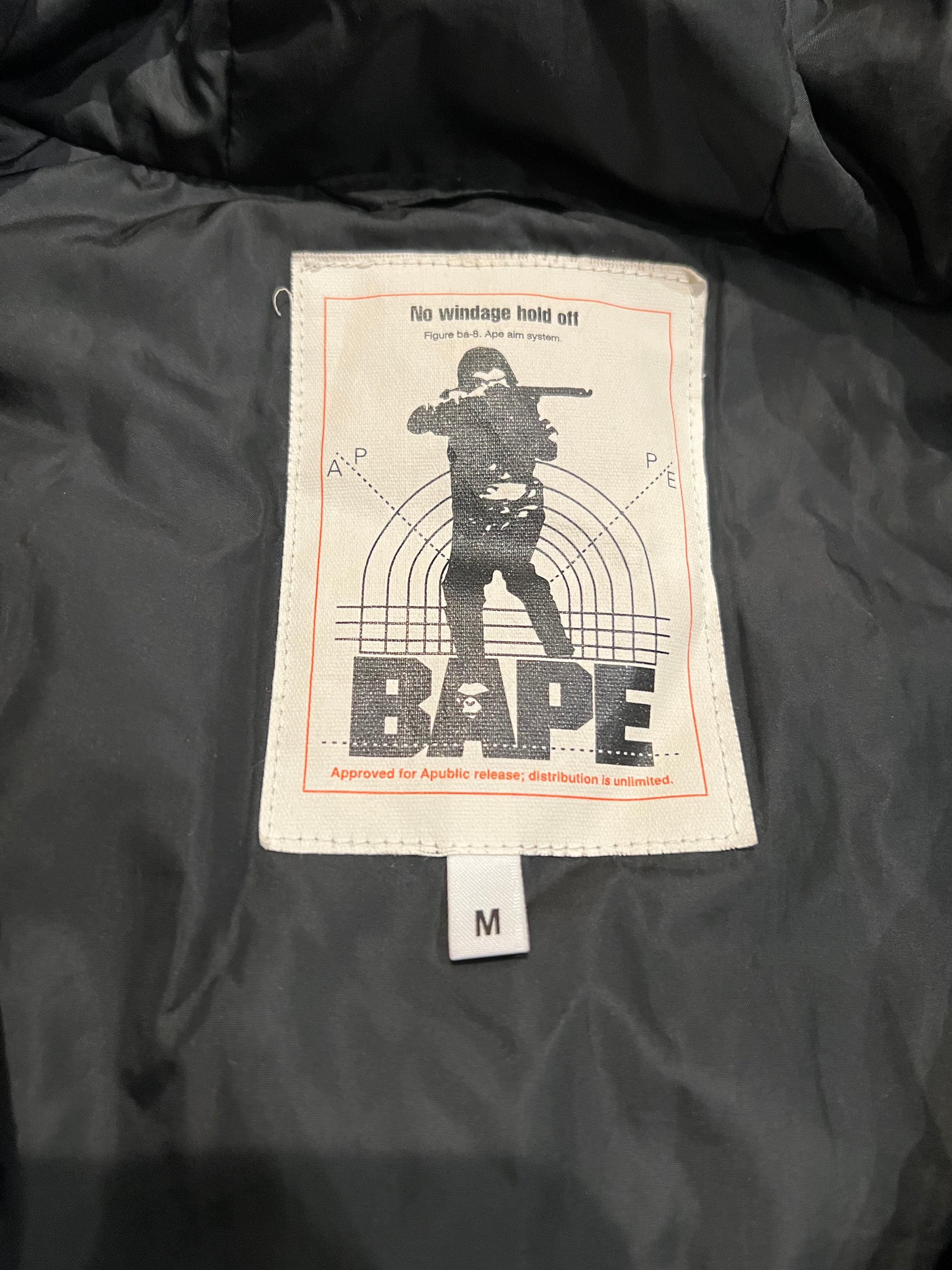 BAPE Yellow First Camo Puffer Jacket 8