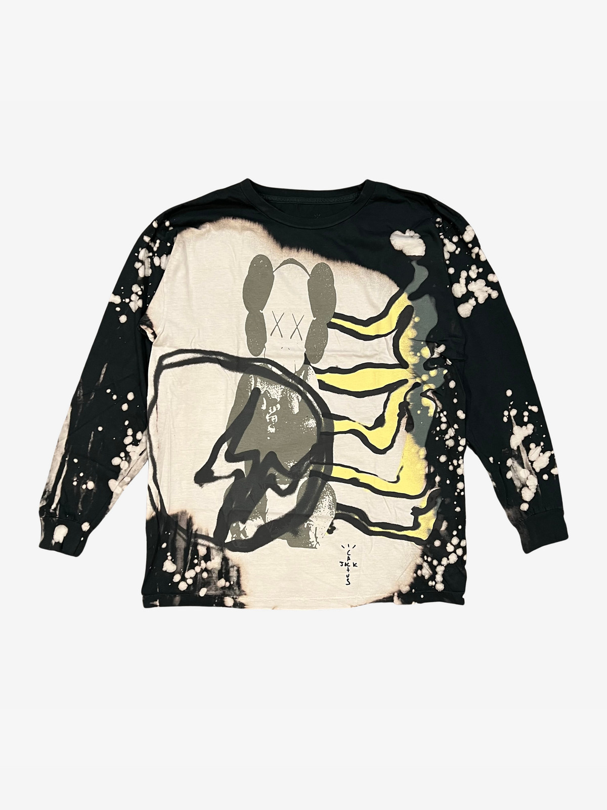 Cactus Jack x Travis Scott x Kaws x Fragment Multi Grey Long Sleeve T-Shirt