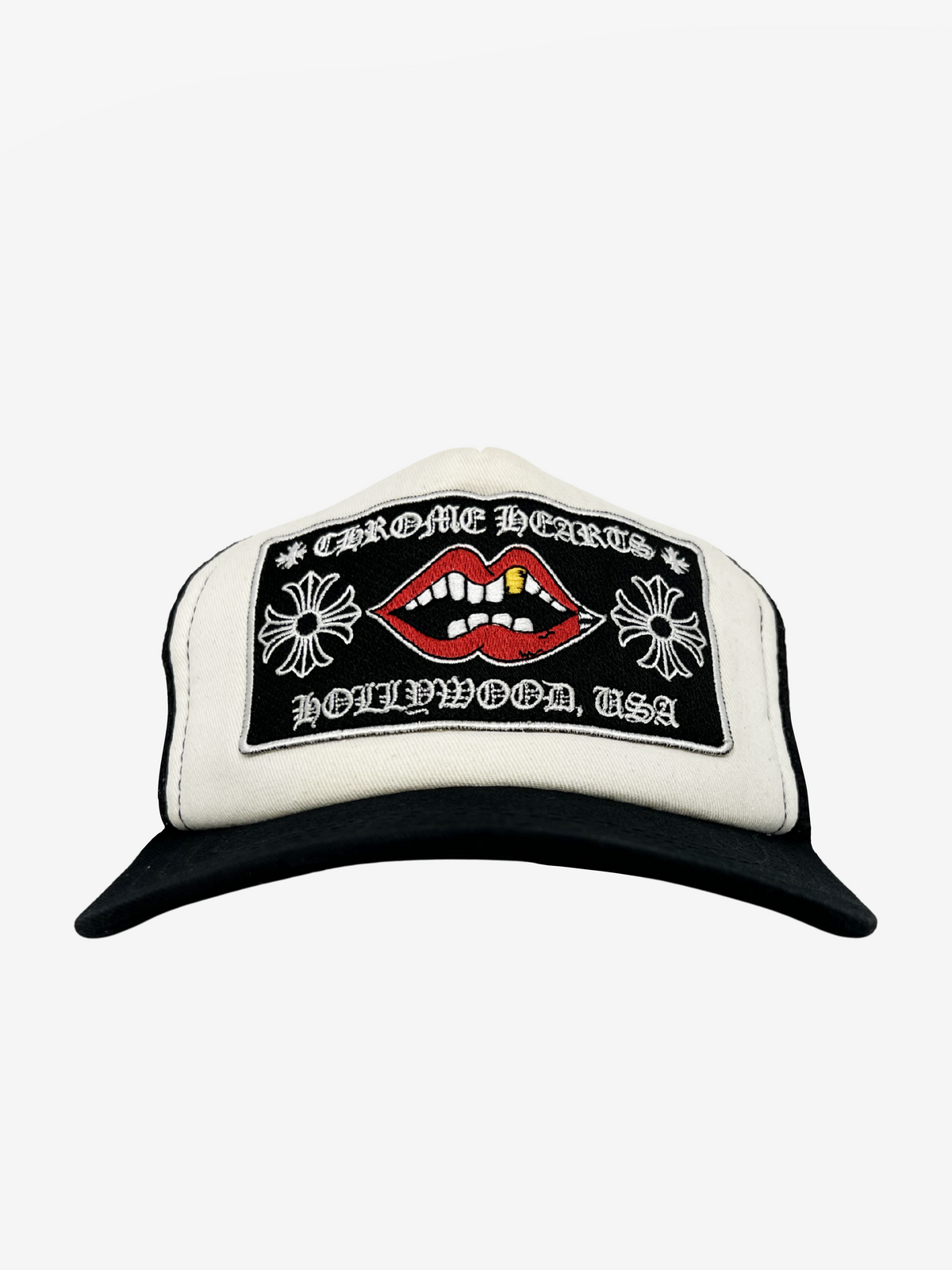 Chrome Hearts Matty Boy White Chomper Trucker Hat