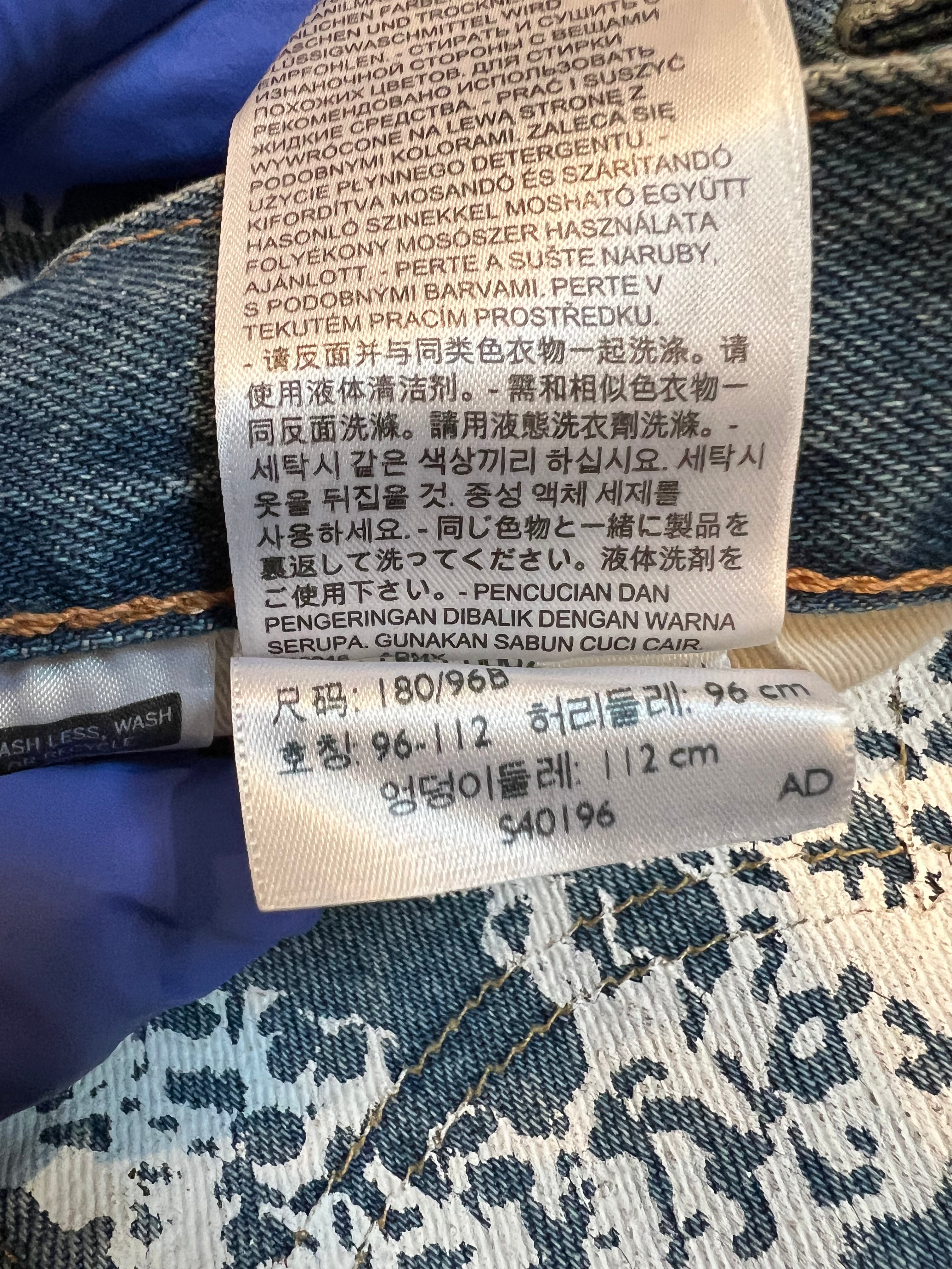 Denim Tears x Virgil Abloh Candle Stick Levi's Denim Jean 11