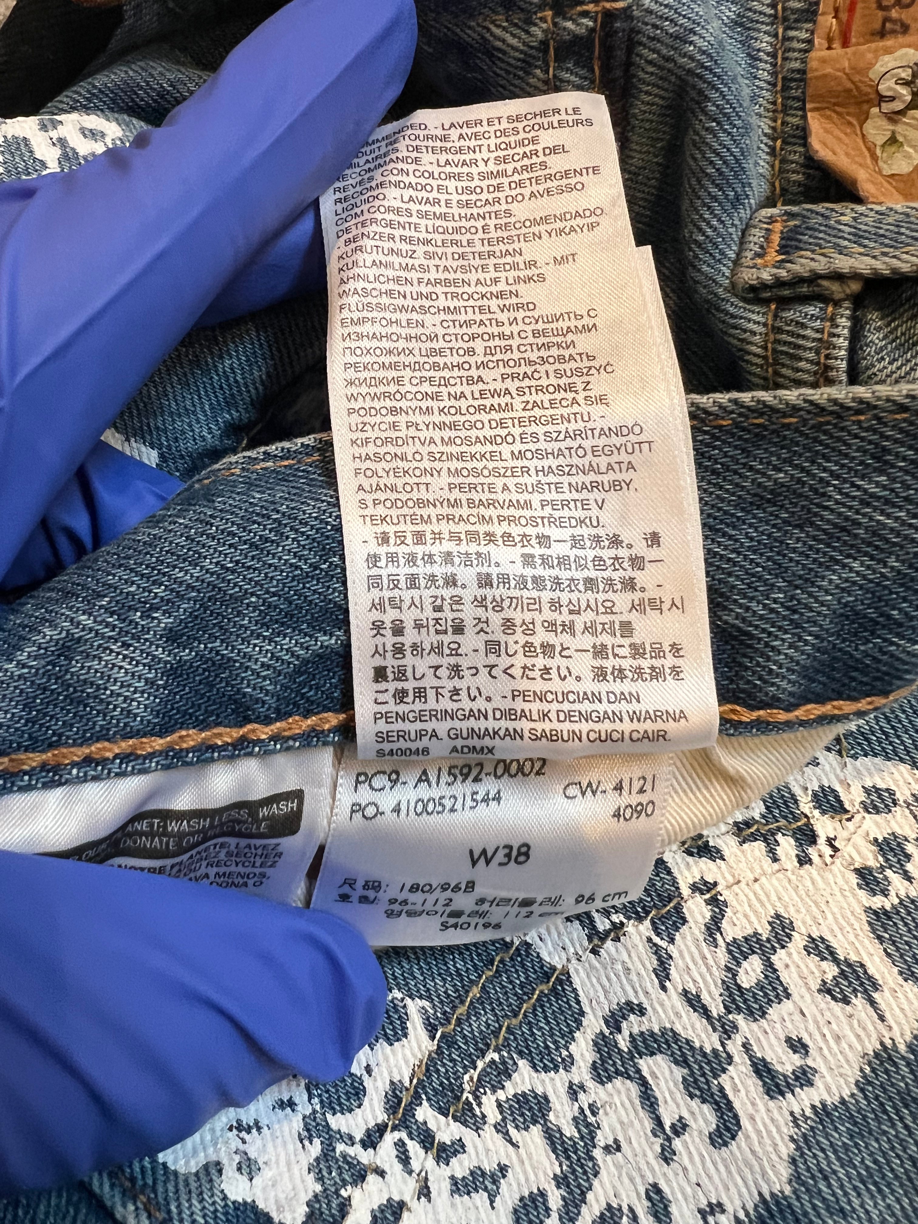 Denim Tears x Virgil Abloh Candle Stick Levi's Denim Jean 6