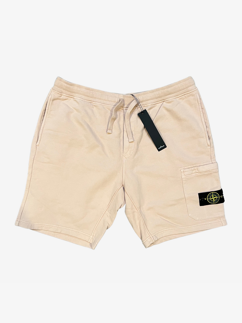 Stone Island Cream Bermuda Shorts