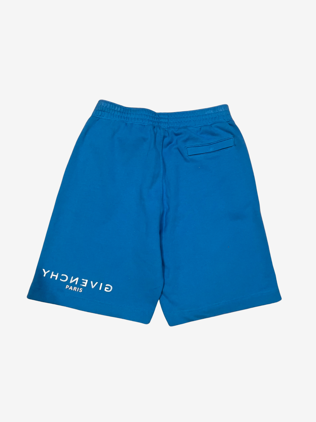Givenchy Blue Runway Logo Shorts 2