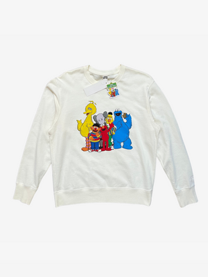 Sudadera del grupo n.° 2 de x Uniqlo x Sesame Street Cream