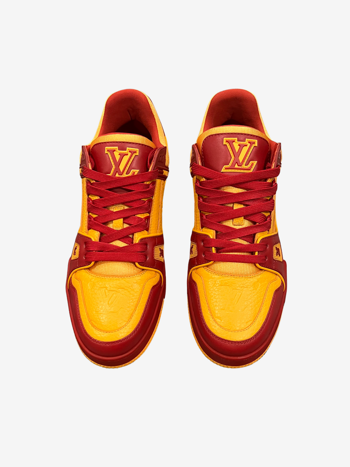 Louis Vuitton Orange & Red Trainer Sneaker 2