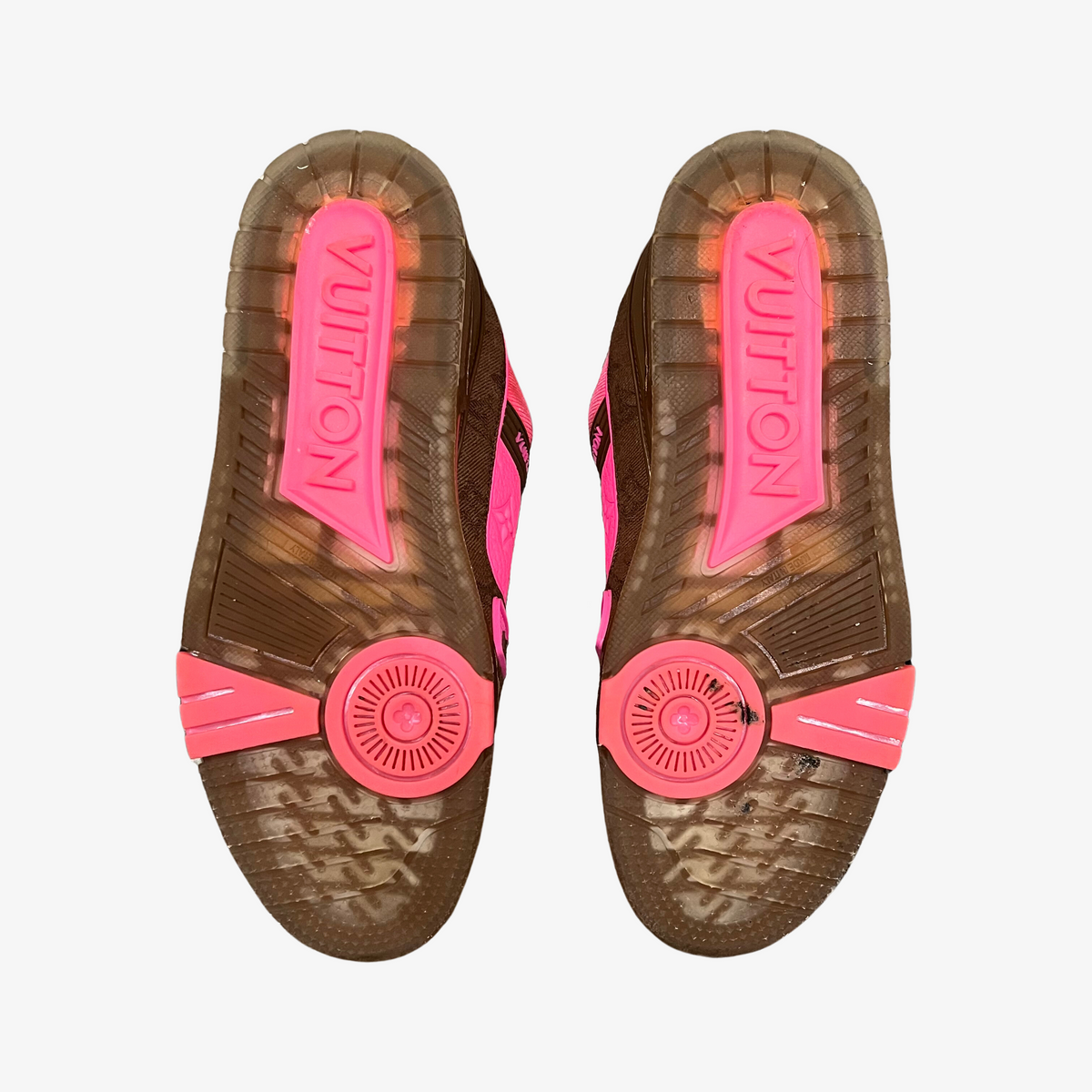 Louis Vuitton Pink & Brown Trainer Sneaker 8