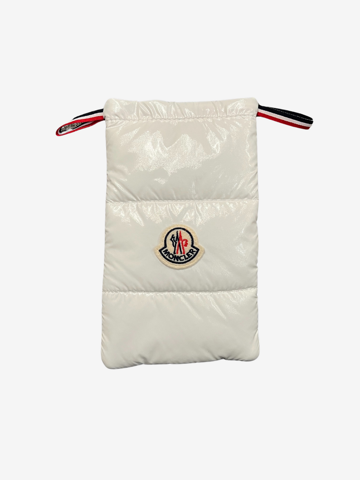 Moncler White Bubble Bag