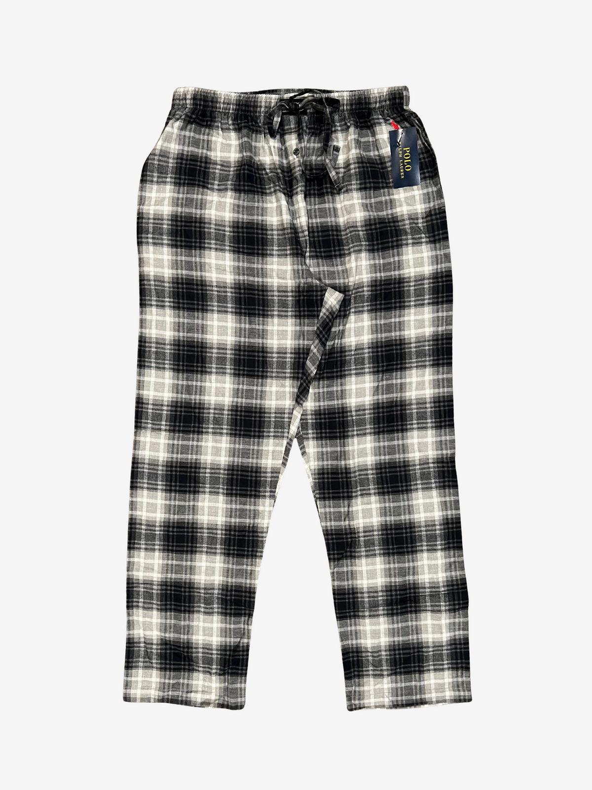 Polo Ralph Lauren Black and White Plaid Pajama Pant