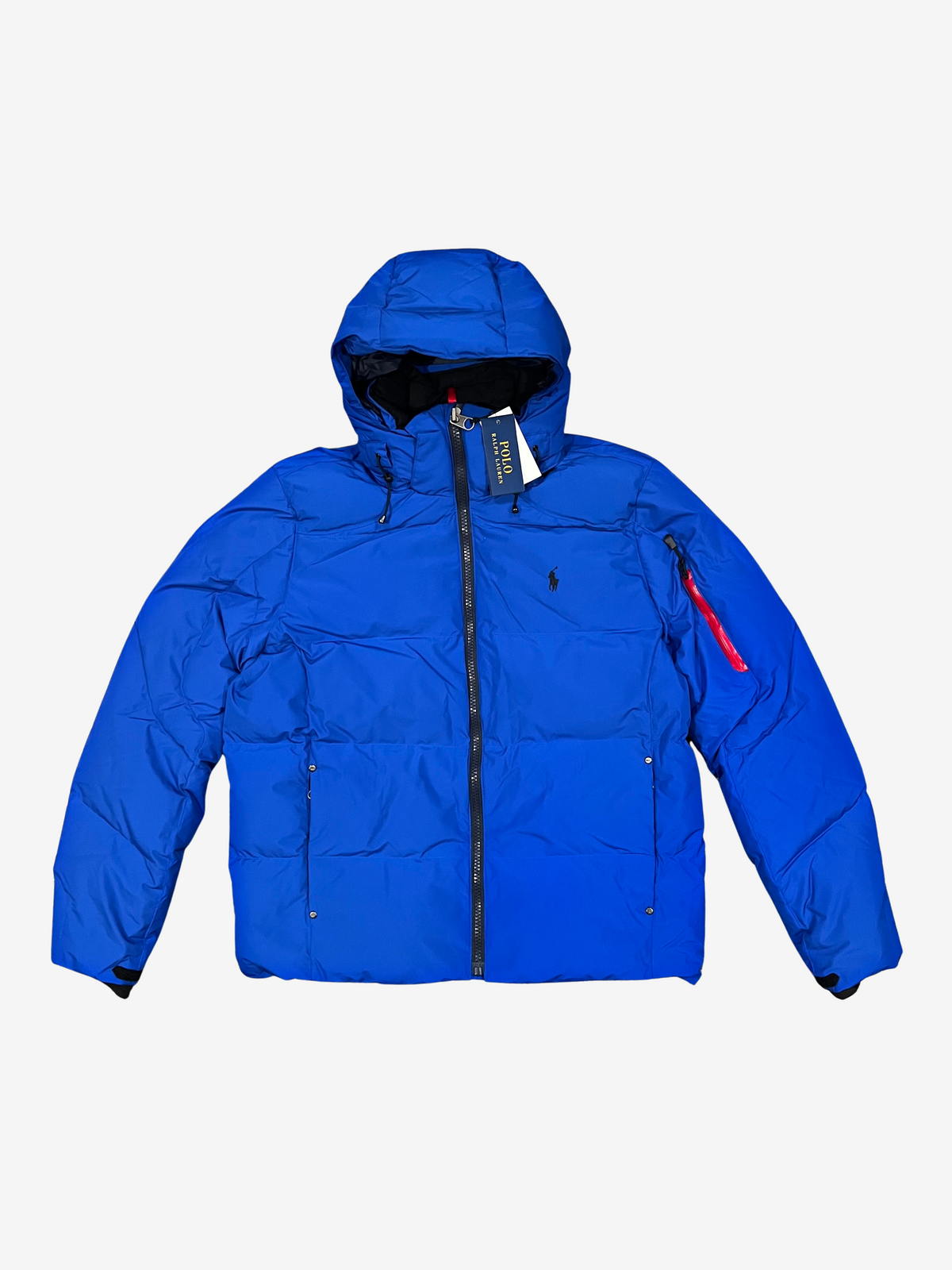 Polo Ralph Lauren Blue Small Pony Puffer Jacket
