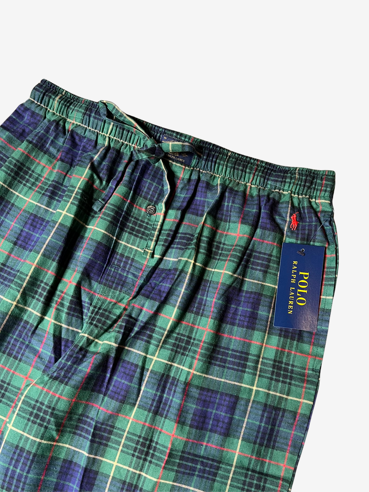 Polo Ralph Lauren Green and Blue Plaid Pajama Pant 3